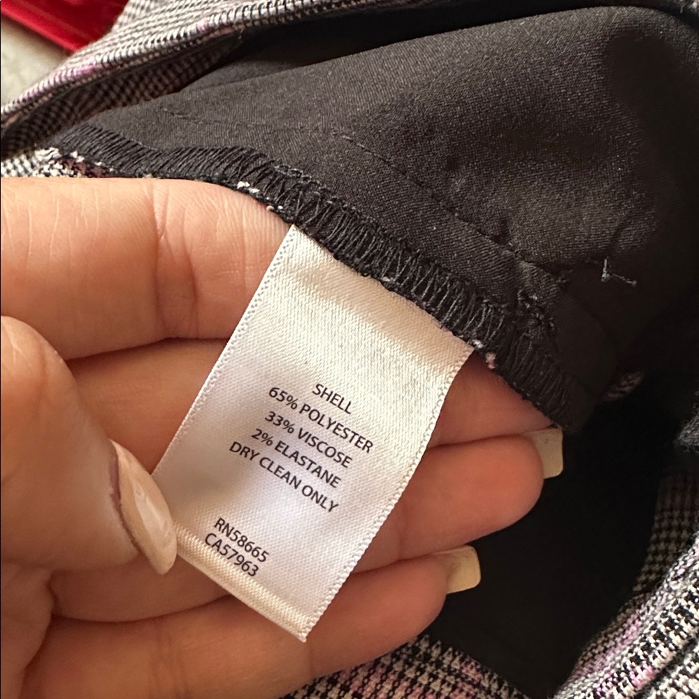 Halogen plaid pants in Size 10 NWT - Picture 3 of 3
